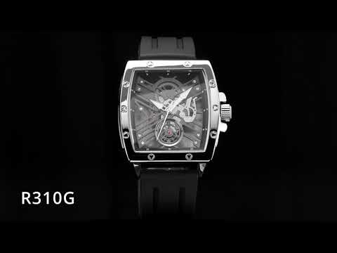 RUIMAS Luxury Fashion Men Sports Quartz Wrist Watches Waterproof Luminous Large Dial Casual Wristwatch Silicone Montre Homme 310-13