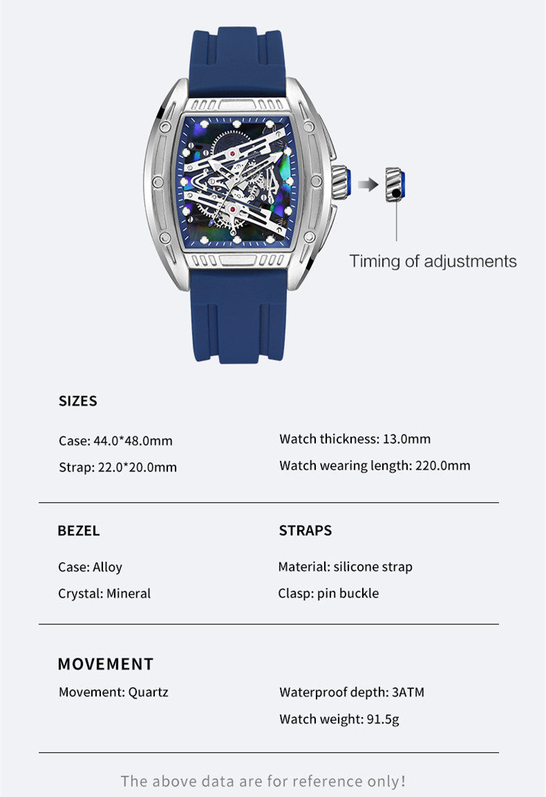 RUIMAS Fashion Military Quartz Watches Men Luxury Casual Sport Wrist Watches Waterproof Luminous Clock Large Dial Reloj Hombre 338-11