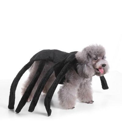 Spooky festive Halloween dog costume made of soft vibrant polyester fabric with adjustable straps — view 4
