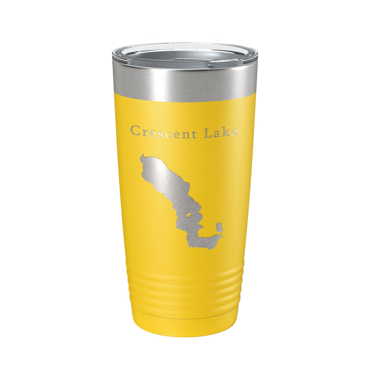 Crescent Lake Map Tumbler Travel Mug Insulated Laser Engraved Coffee Cup Florida 20 oz-4