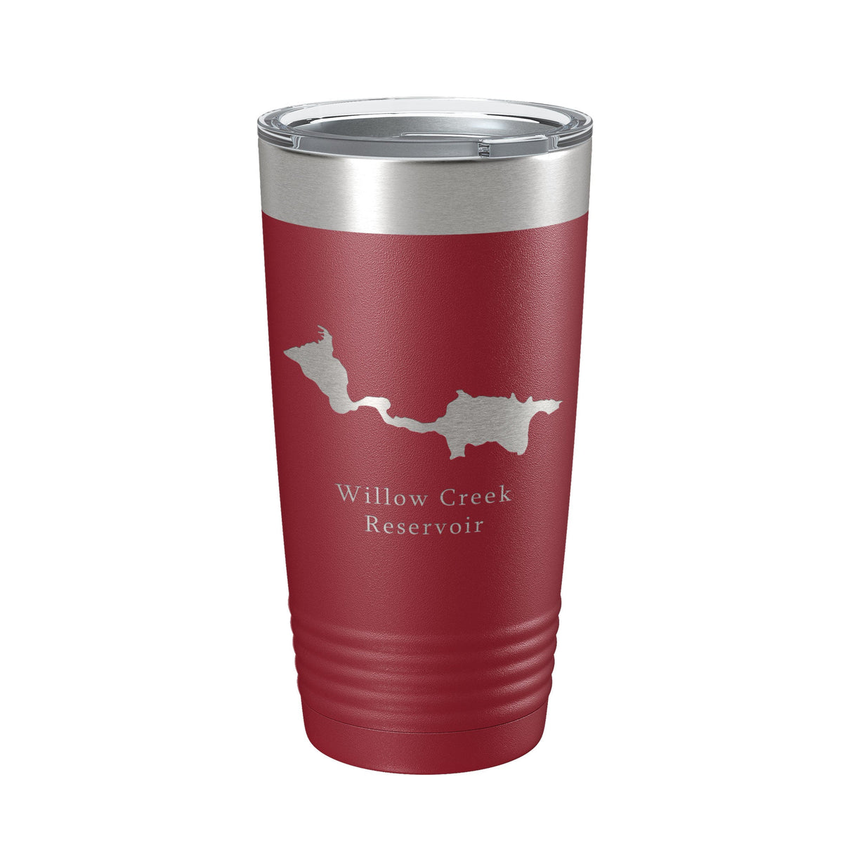 Willow Creek Reservoir Arapaho Tumbler Lake Map Travel Mug Insulated Laser Engraved Coffee Cup Colorado 20 oz-18