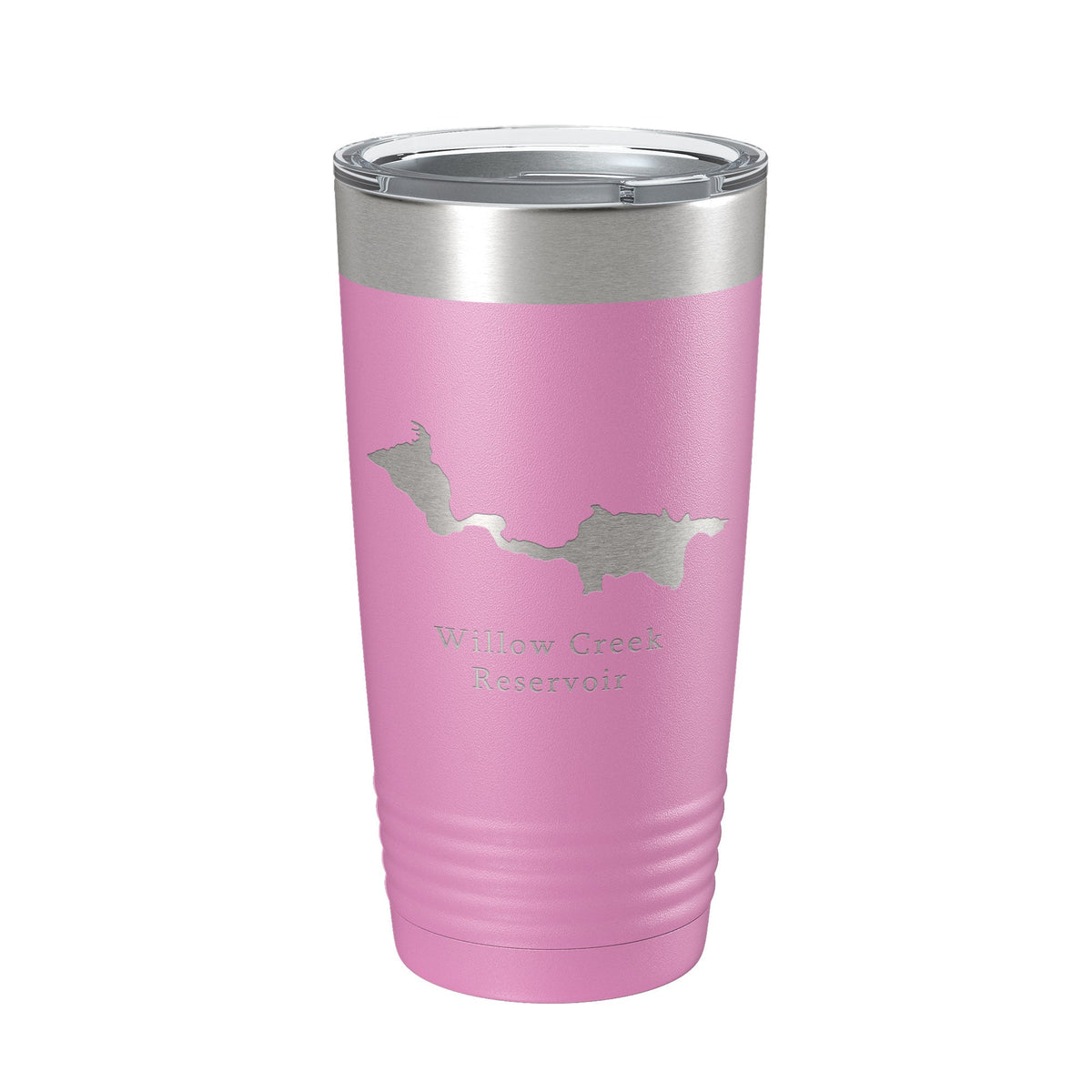 Willow Creek Reservoir Arapaho Tumbler Lake Map Travel Mug Insulated Laser Engraved Coffee Cup Colorado 20 oz-14