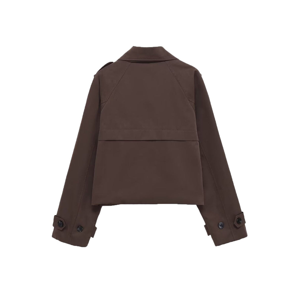 Women's Jacket Cropped Trench BYMANYC ® New York SOHO BROWN SHORT TRENCH - New Collection-2