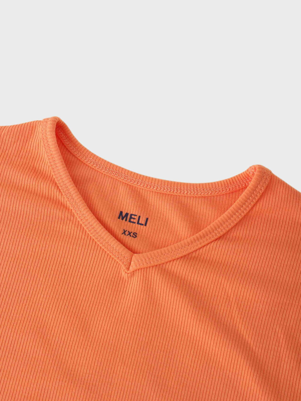 RIBBED HIGH V 3Q-ORANGE-2