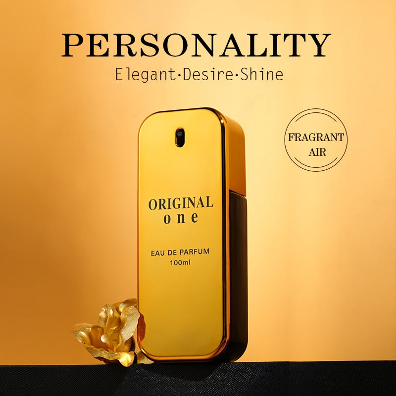 Elegant floral eau de parfum glass bottle for men and women premium liquid fragrance — view 3