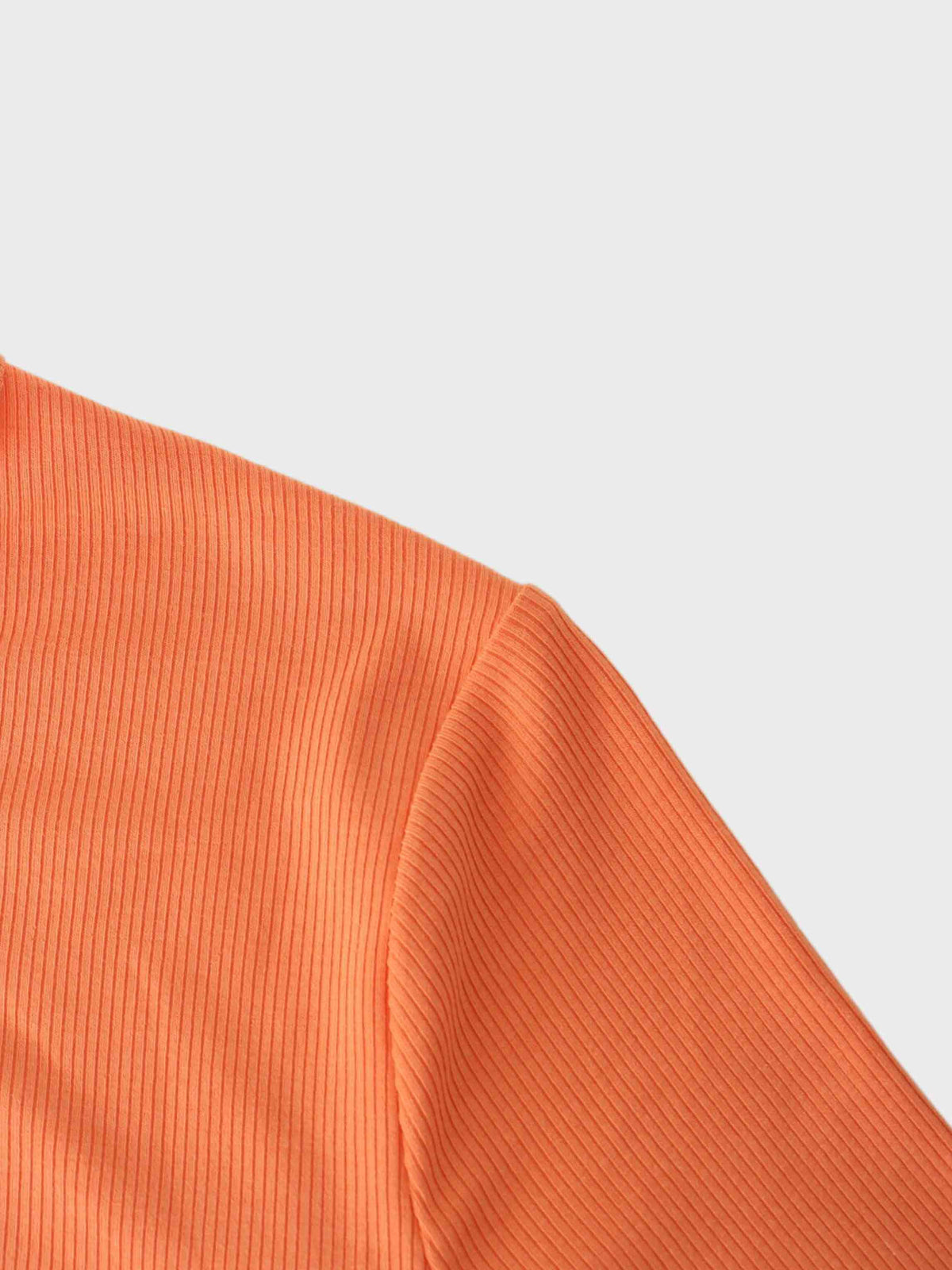 RIBBED HIGH V 3Q-ORANGE-3