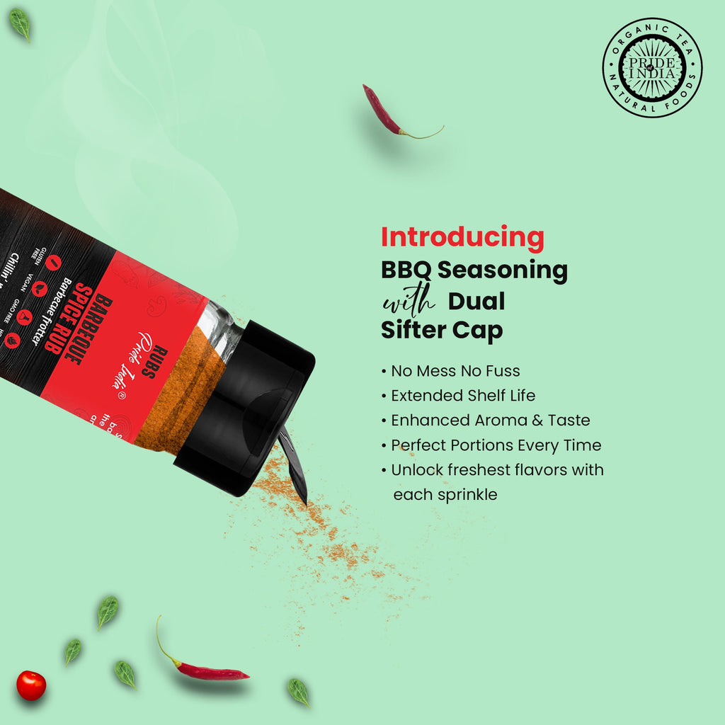 Gourmet BBQ spice rub seasoning blend with herbs and spices for grilling meats and vegetables — view 5