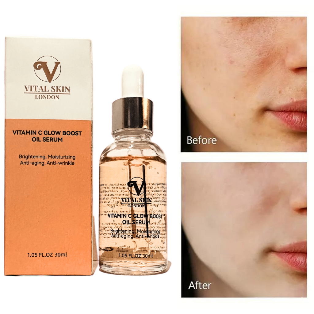 Vitamin C face serum 30ml bottle for brightening dark spots and deeply hydrating skin — view 4