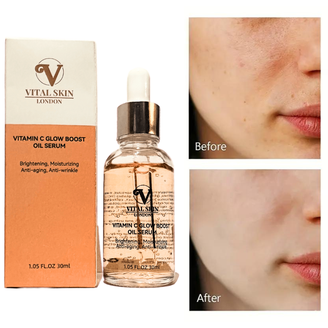 Vitamin C face serum 30ml bottle for brightening dark spots and deeply hydrating skin — view 4