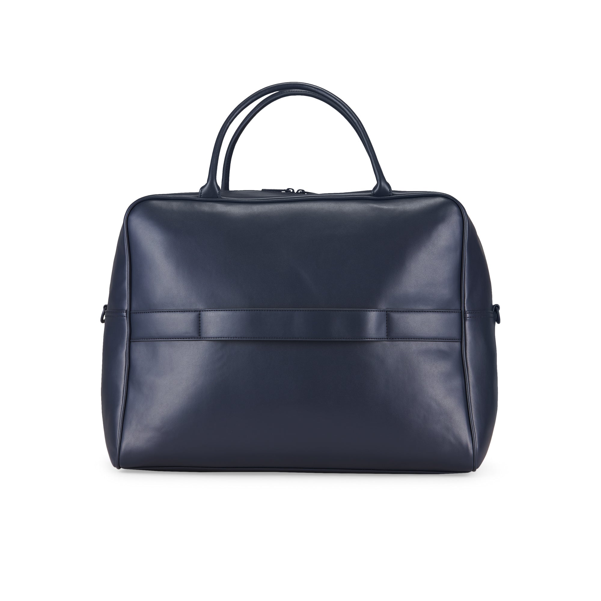 Premium Lagos duffle weekender bag featuring sturdy handles, detachable shoulder strap, and luxury zipper pullers — view 4