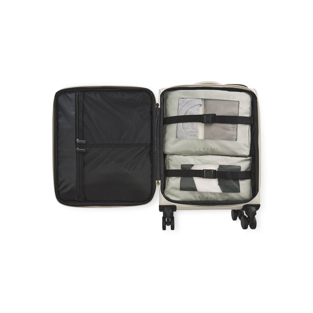 Sleek scratch-resistant Victoria Carry-On hard shell travel suitcase with multidirectional spinner wheels — view 5