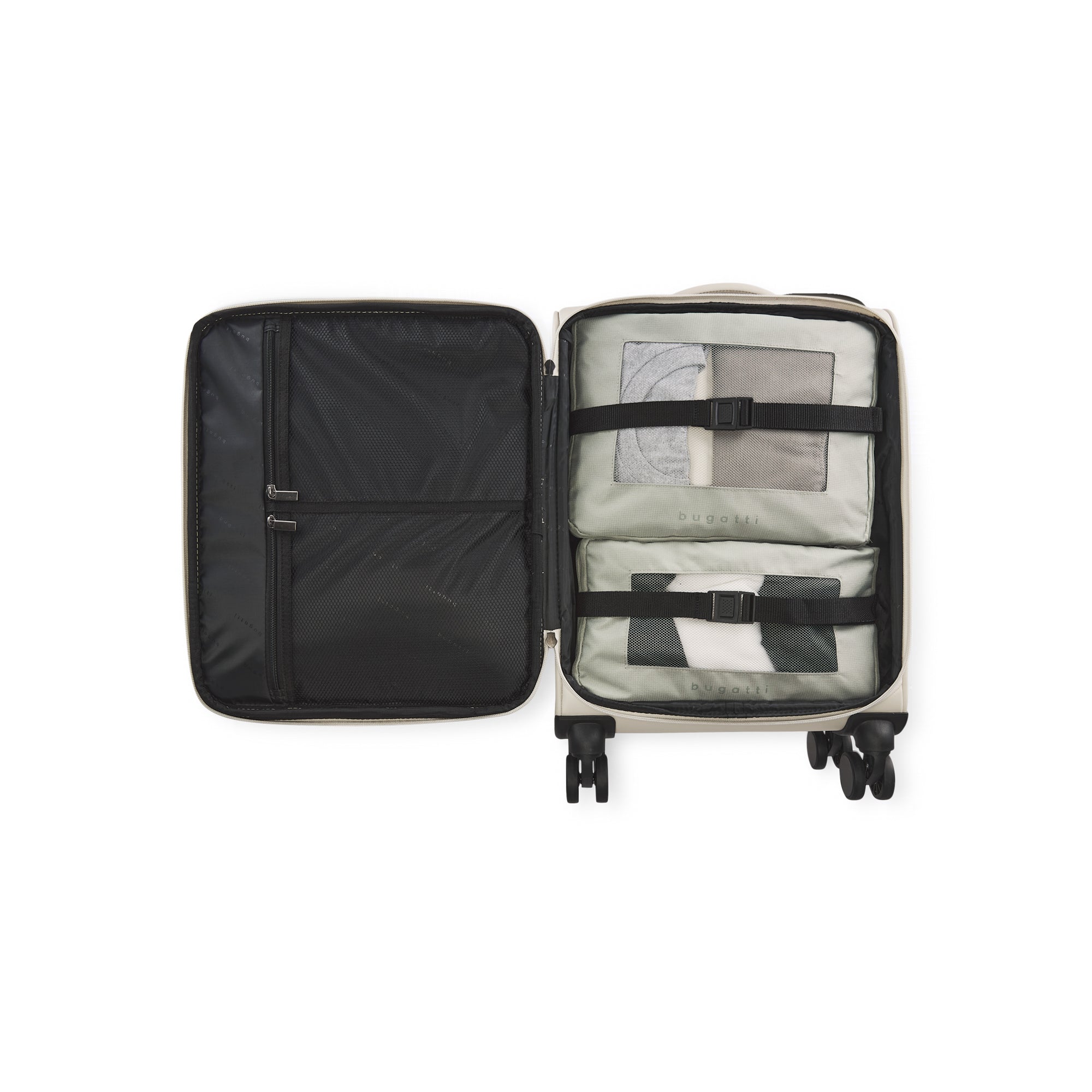 Sleek scratch-resistant Victoria Carry-On hard shell travel suitcase with multidirectional spinner wheels — view 5