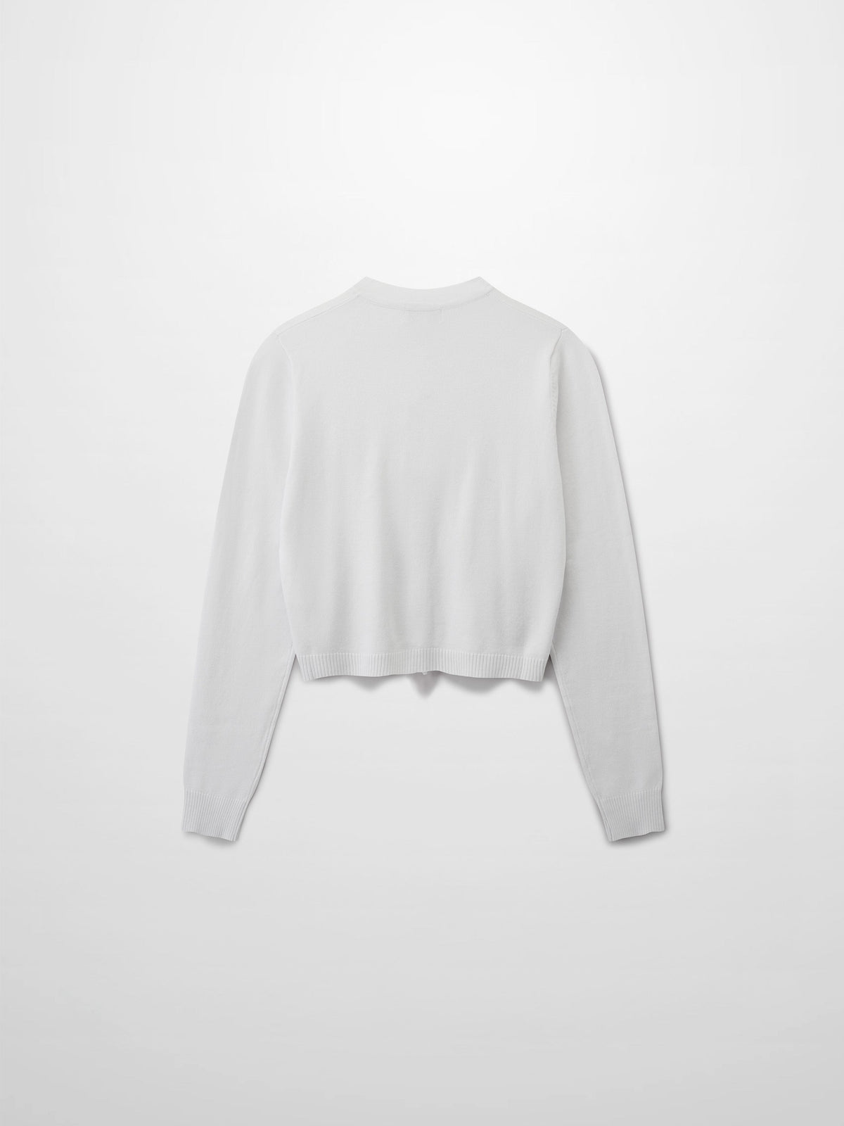 5 Bow Crop Cardigan-White-1