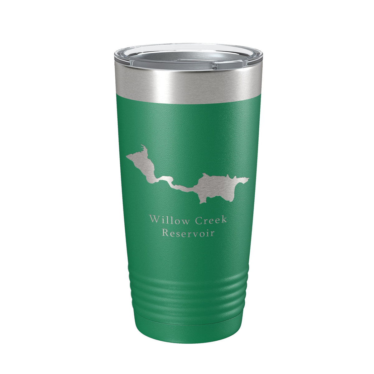 Willow Creek Reservoir Arapaho Tumbler Lake Map Travel Mug Insulated Laser Engraved Coffee Cup Colorado 20 oz-9