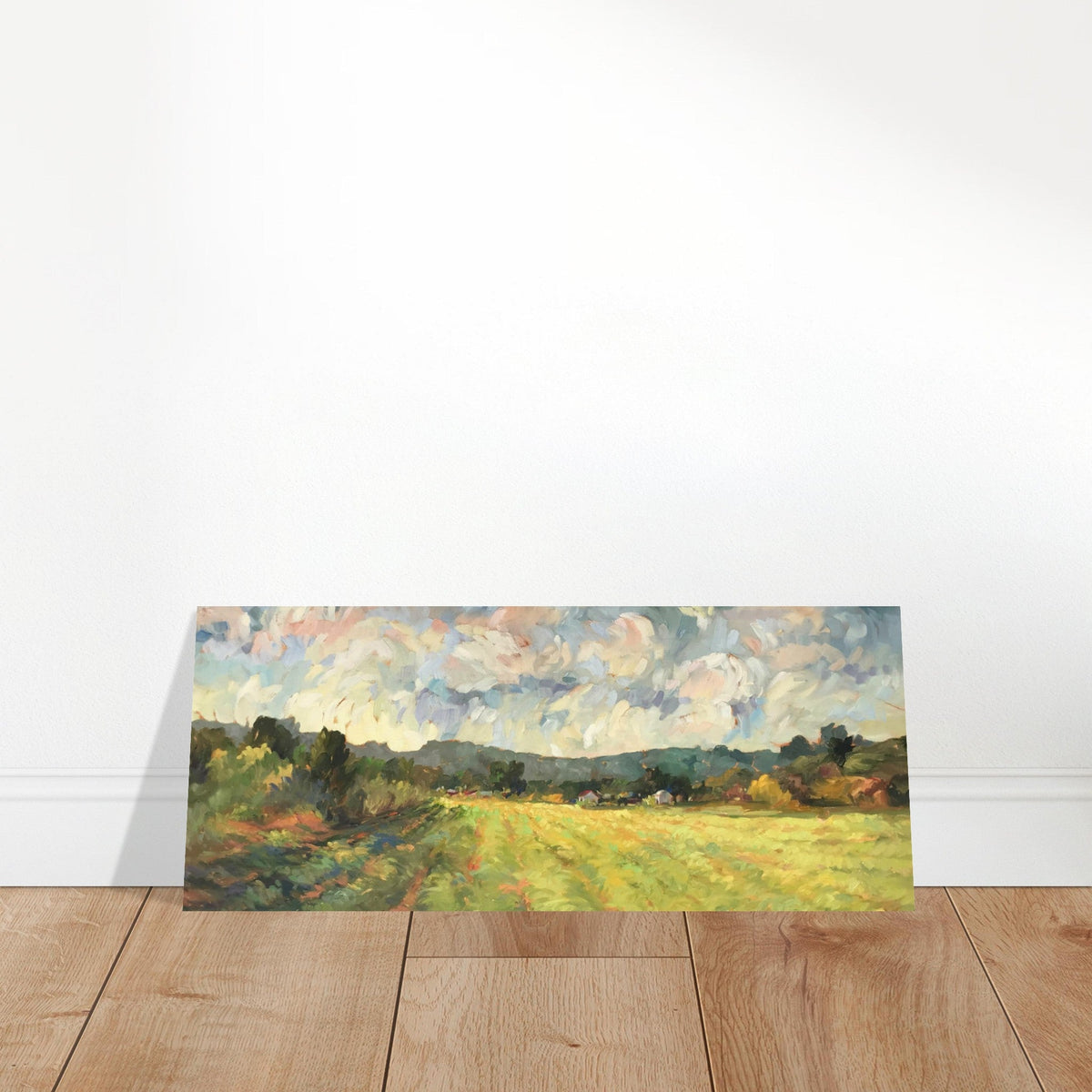 'Before the Harvest' I 10x24 Museum-Quality Matte Paper Poster | Original Artwork by American Artist Barbara Cleary-0