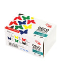 Matte acrylic paint set with 6 vibrant color tubes for decorative canvas and wood crafting
