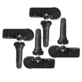Four pack tire pressure sensors for Jeep vehicles, direct replacement black automotive monitoring components