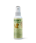 Plant-based dog insect repellent spray bottle by PESKY in lightweight 2oz travel size