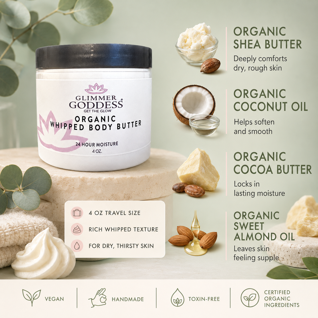 Organic Whipped Body Butter 4 oz – Travel Size-3
