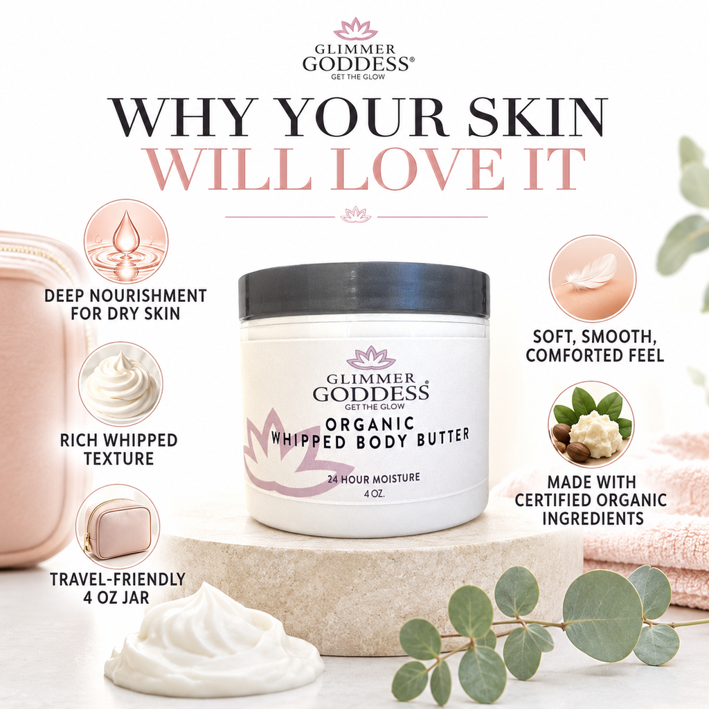 Organic Whipped Body Butter 4 oz – Travel Size-4
