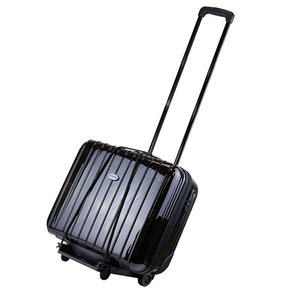 Foldable Trolly Dolly Cart - Carry up to 65 Lbs. (Black)-4