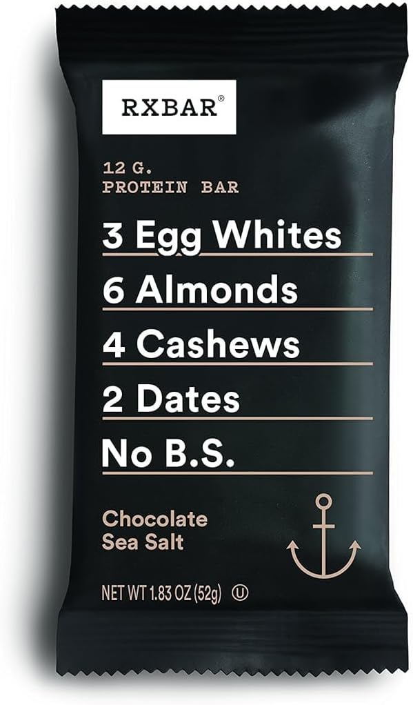 12 count box of Chocolate Sea Salt protein bars with pure chocolate and wholesome ingredients — view 5