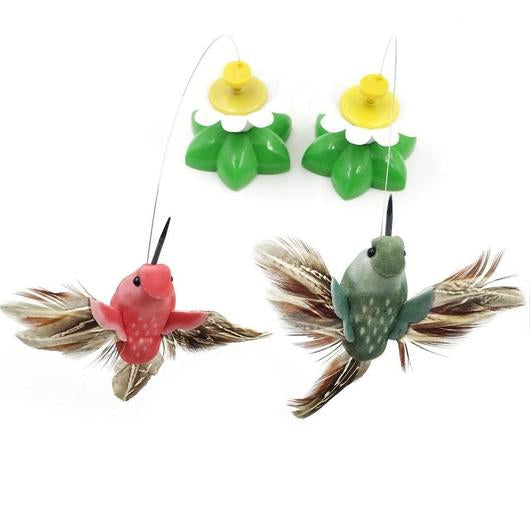 Interactive bird toy for cats featuring lifelike fluttering wings and a durable attachment — view 4