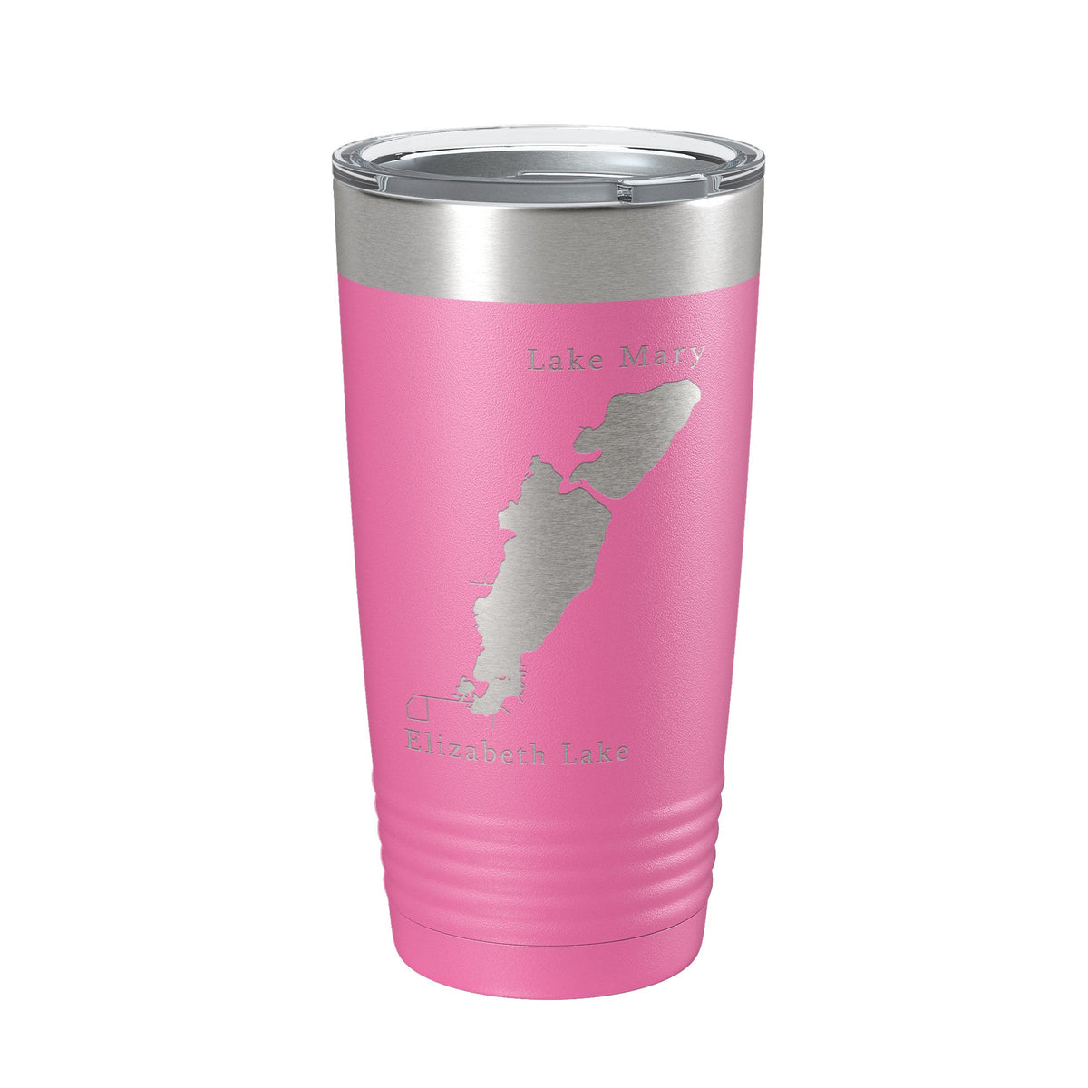 Lakes Mary & Elizabeth Map Tumbler Travel Mug Insulated Laser Engraved Coffee Cup Illinois Wisconsin 20 oz-11