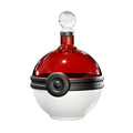 Monster trainer capture sphere whiskey decanter, red and white spherical borosilicate glass liquor bottle