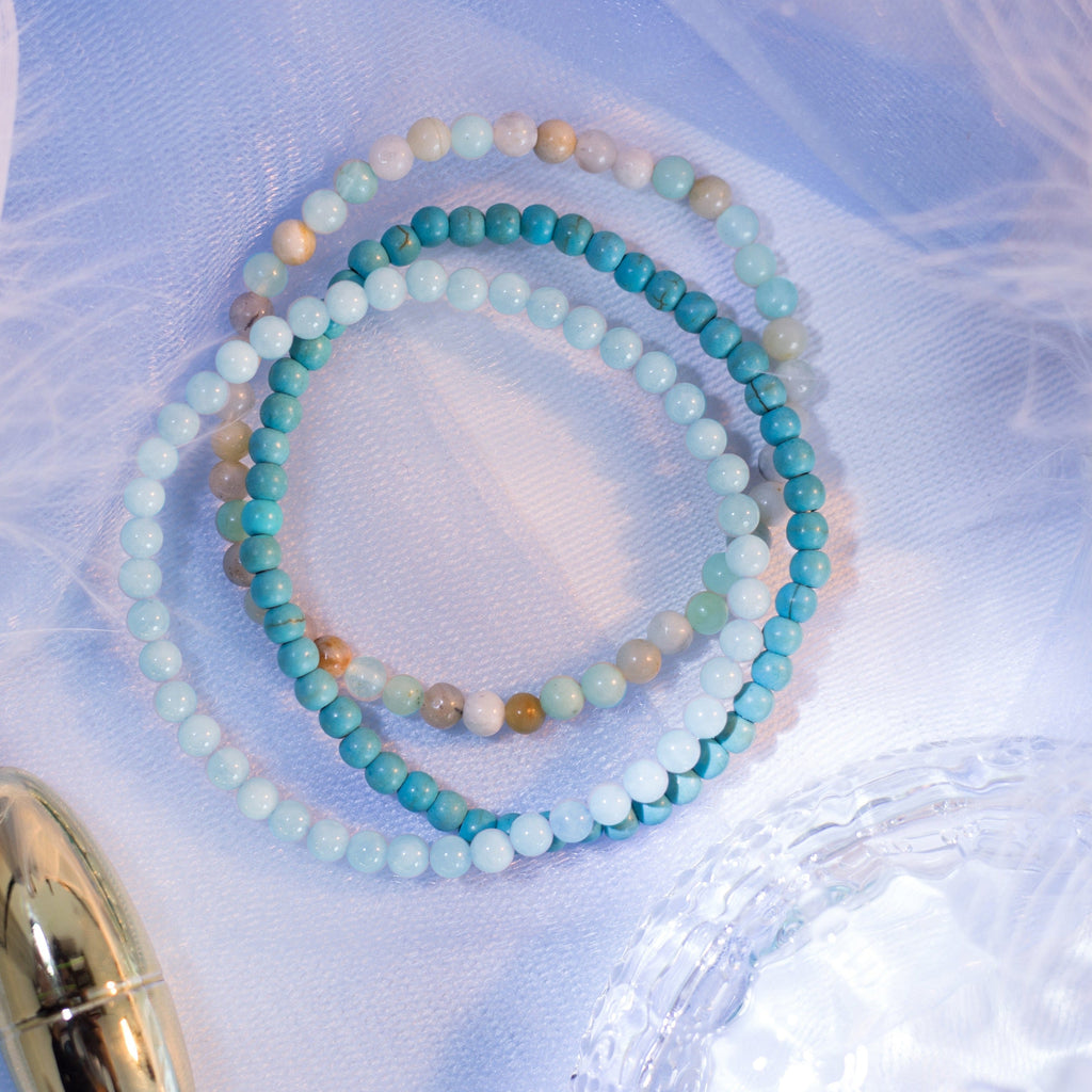 Peace Harmony Stackable Crystal Bracelet Set-0