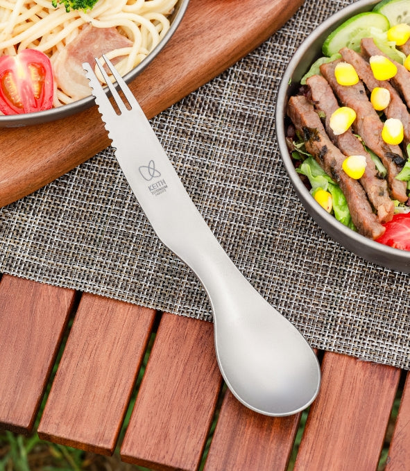 KEITH Titanium 3-in-1 Cutlery Tool - Ti5231-2