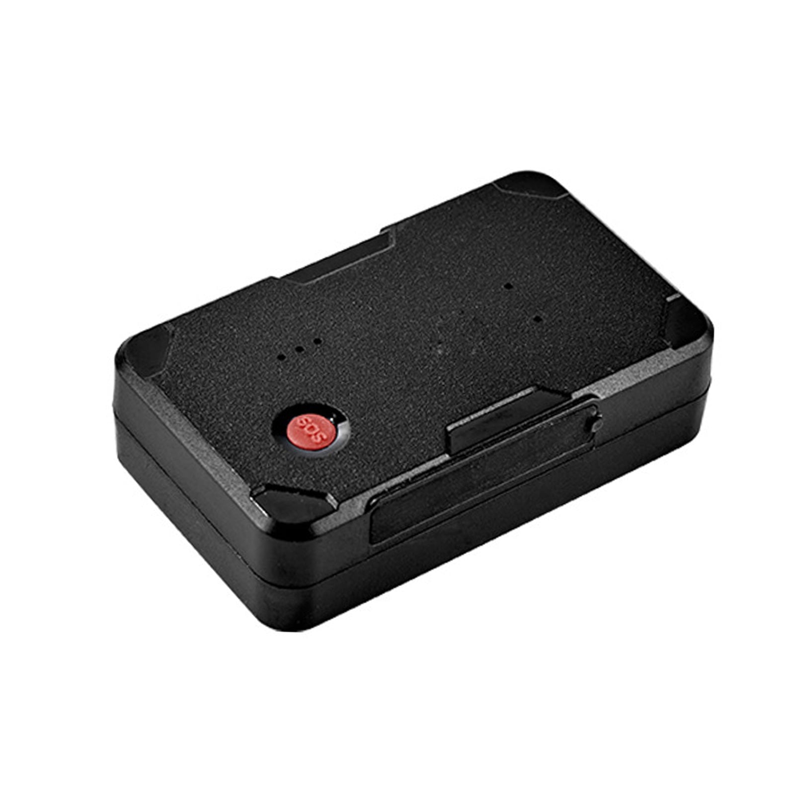 Black 4G mini magnetic GPS tracker for vehicles with durable waterproof casing — view 3