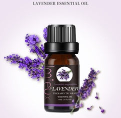 Small 10ml glass bottle of pure aromatherapy essential oil for spa massage and stress relief — view 5