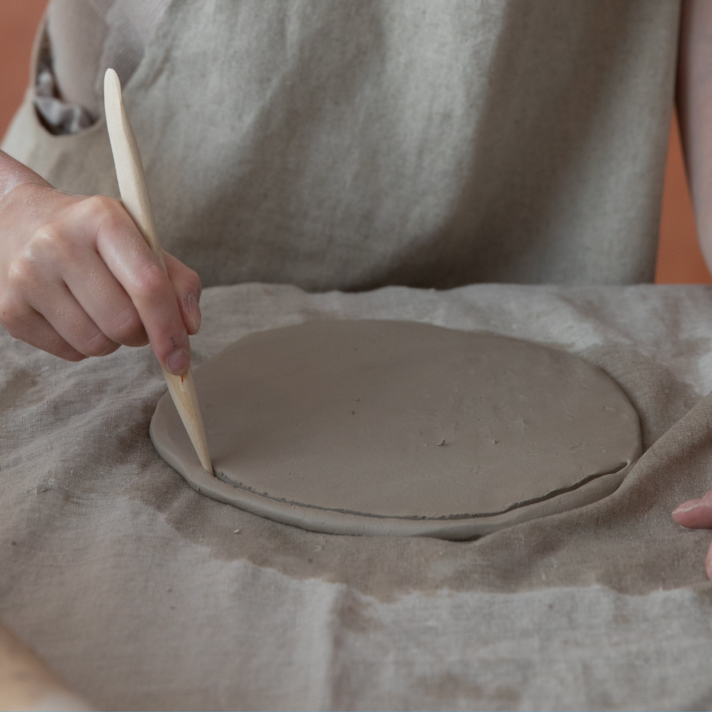 Complete DIY clay craft kit with air dry clay wooden modelling tools and instruction booklet — view 4