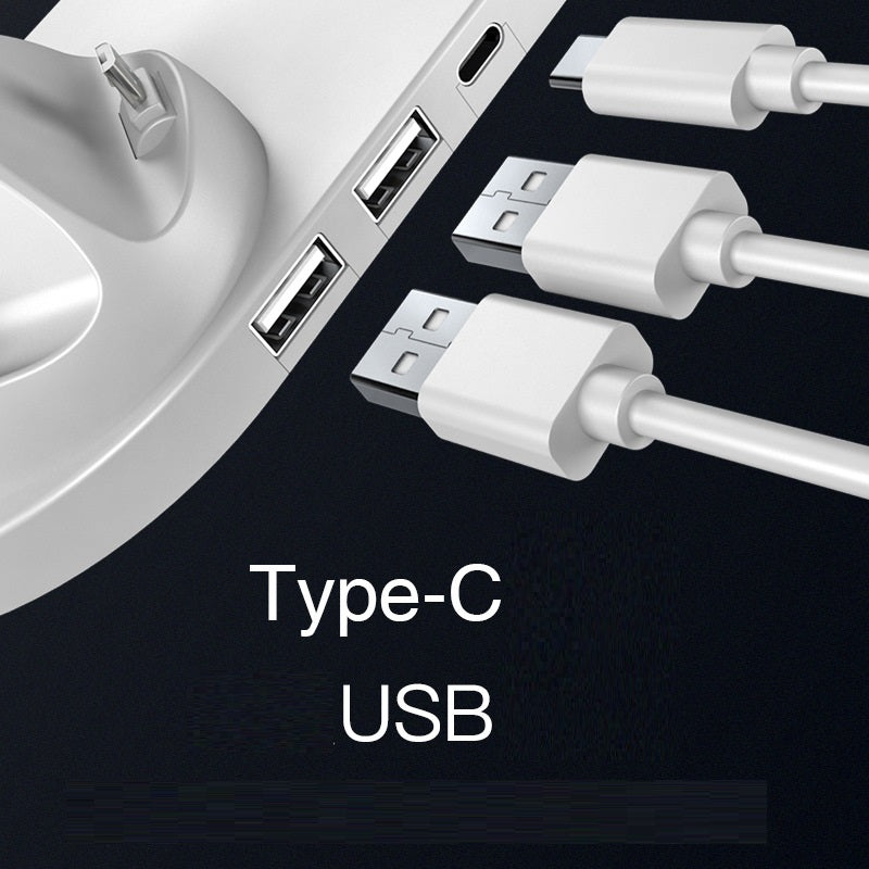 6-in-1 wireless charging dock station for phone, smartwatch, and accessories, minimalist design — view 4