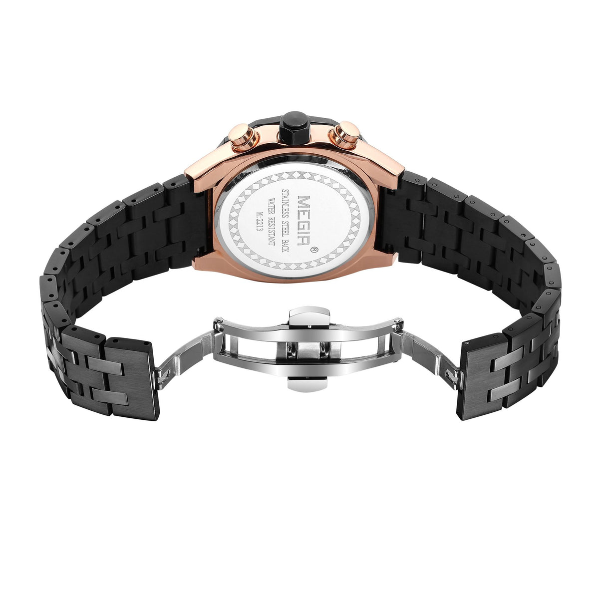 MEGIR Relogio Masculino Luxury Business Men Watches Fashion Military Watch Date Luminous Casual Quartz Wristwatch Man Clock 2213-12
