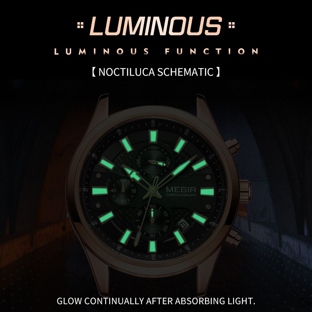 Men's luxury quartz wristwatch featuring a stainless steel band, zinc alloy case, and calendar dial. — view 8