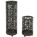 Metal Candle Lantern - Set of 2 from India-1