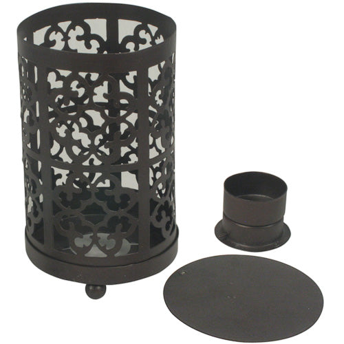 Metal Candle Lantern - Set of 2 from India-0