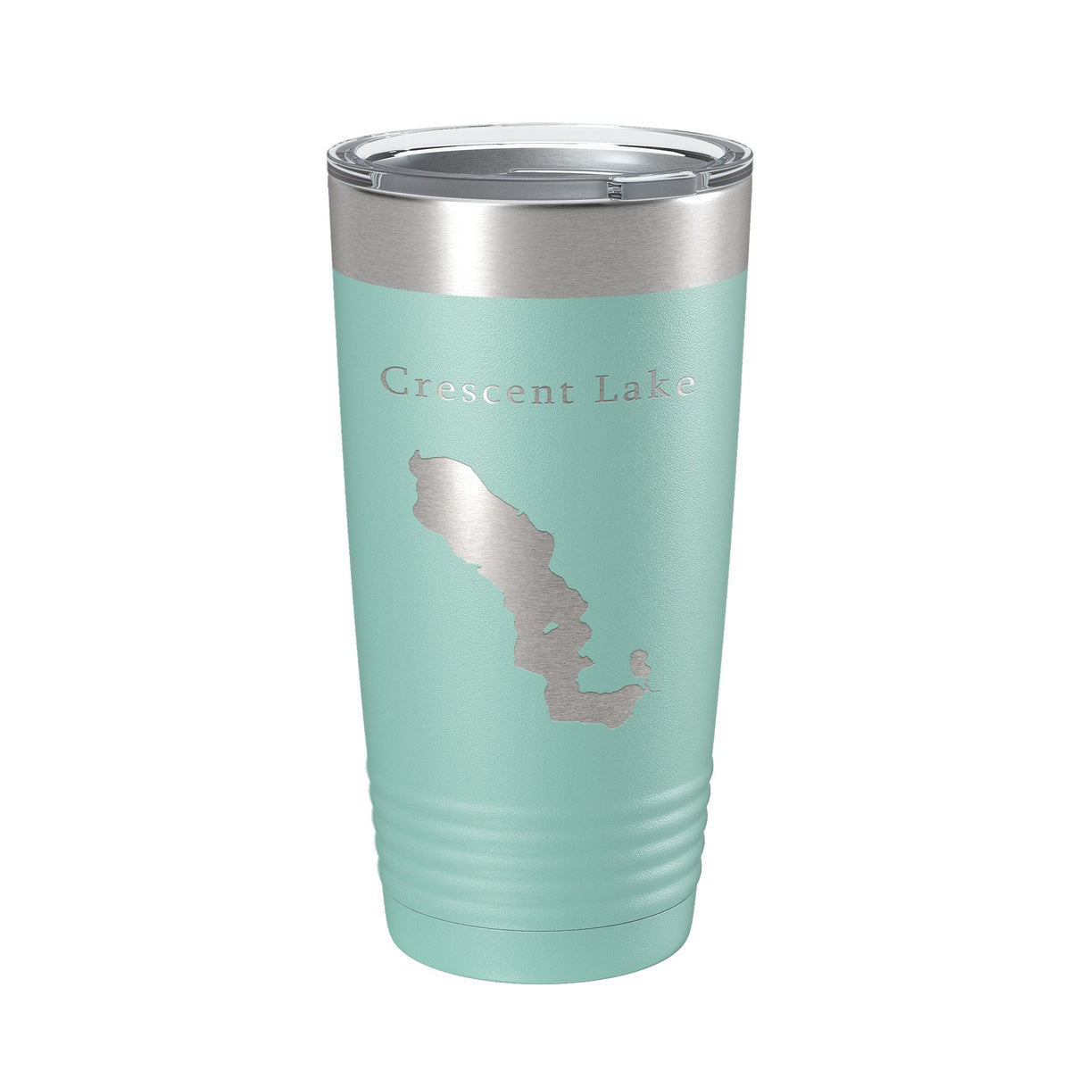 Crescent Lake Map Tumbler Travel Mug Insulated Laser Engraved Coffee Cup Florida 20 oz-12