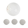 Set of three silver non-tarnish nickel golf ball markers in a premium presentation gift box
