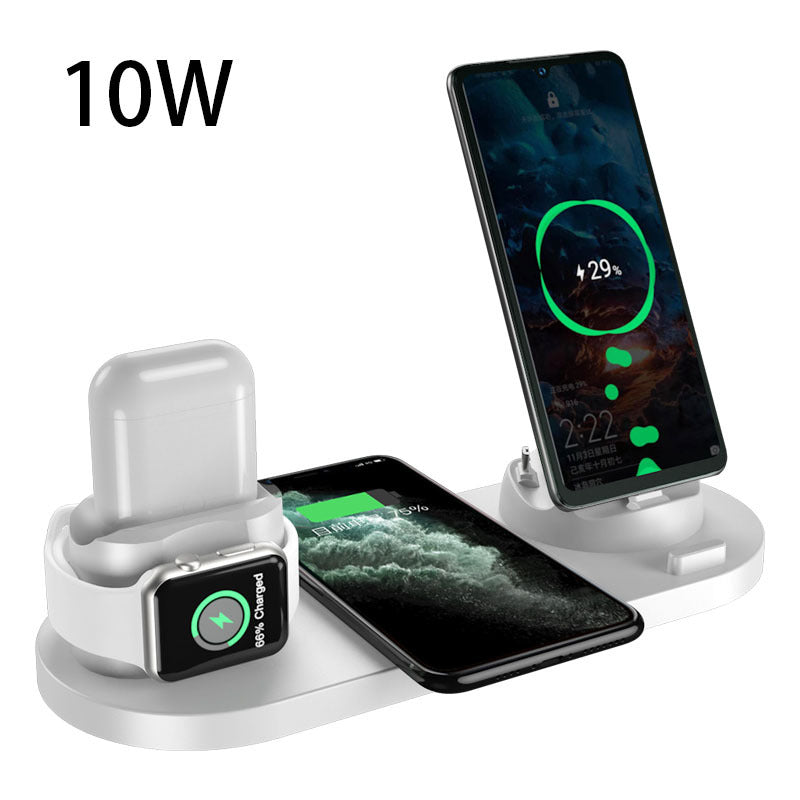 Wireless Charger For IPhone Fast Charger For Phone Fast Charging Pad For Phone Watch 6 In 1 Charging Dock Station-8
