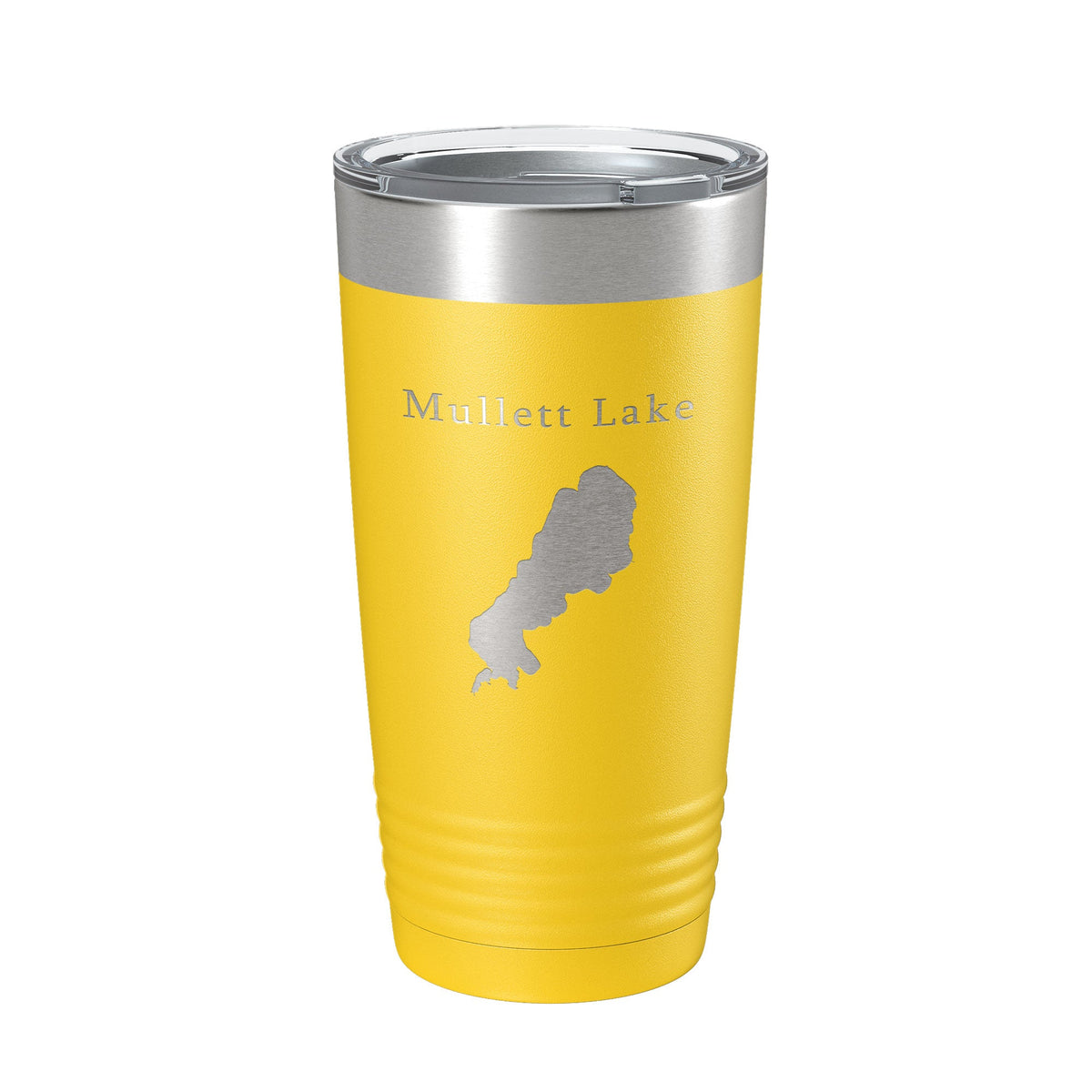 Mullett Lake Map Tumbler Travel Mug Insulated Laser Engraved Coffee Cup Michigan 20 oz-19