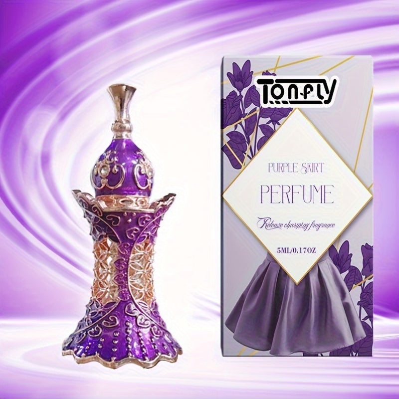 Purple Skirt Floral Perfume travel size bottle of liquid lavender fragrance for sensitive skin — view 2