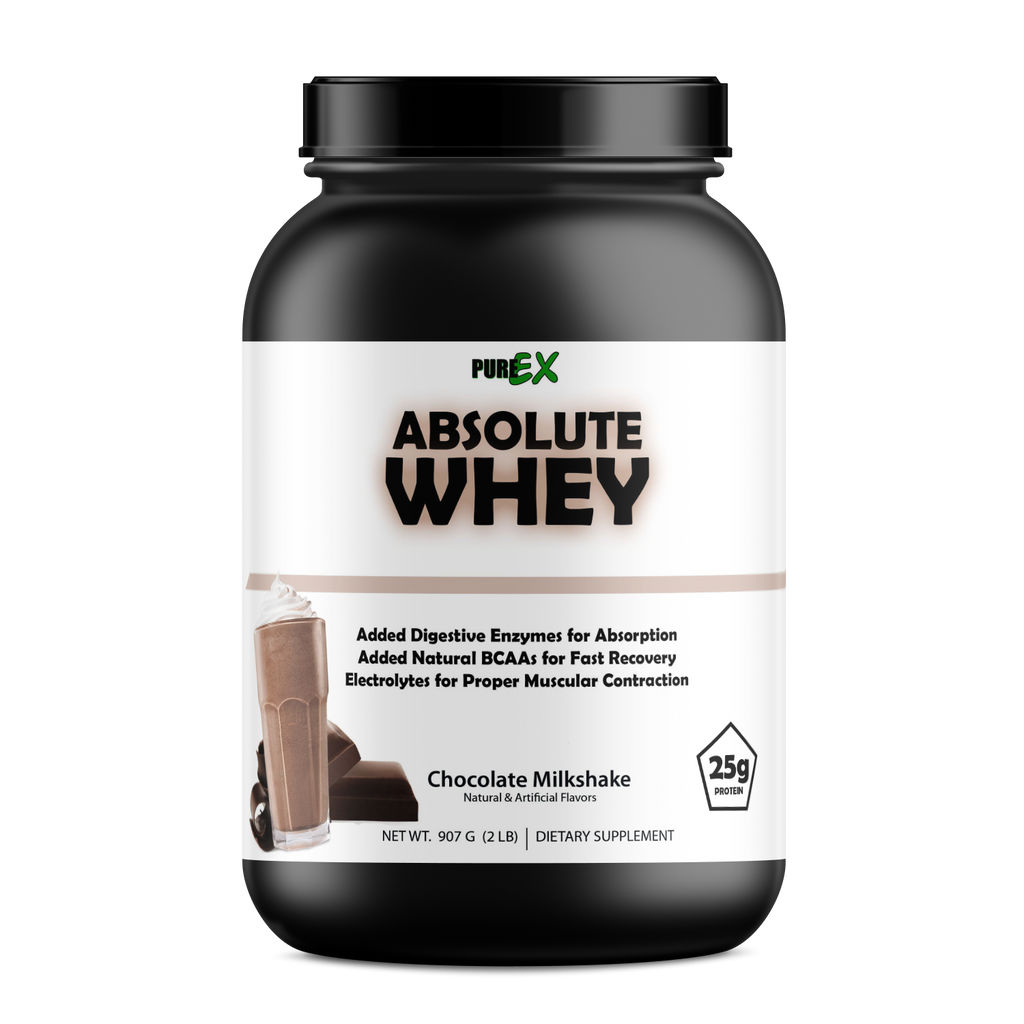 Absolute Whey protein powder tub featuring clean nutrition formula for muscle recovery and growth — view 5