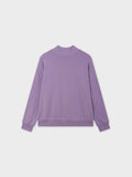 High Neck Sweatshirt-Lavender-0