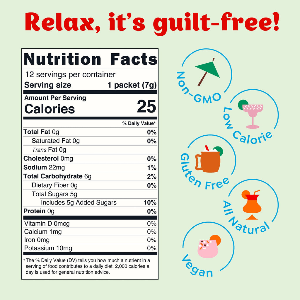 Craftmix Strawberry Mule cocktail mix 12-pack showing individual travel packets and vibrant fruit graphics — view 5