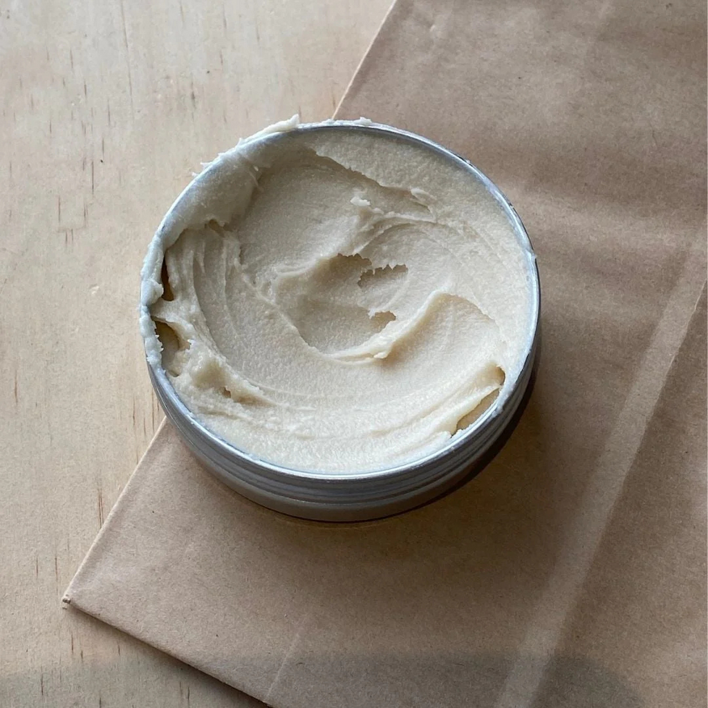 Three pack of Pit Stop natural deodorant organic paste in metal tins — view 3