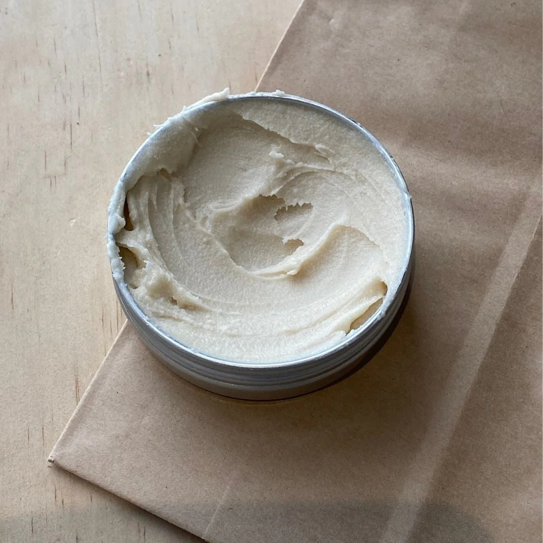 Three pack of Pit Stop natural deodorant organic paste in metal tins — view 3