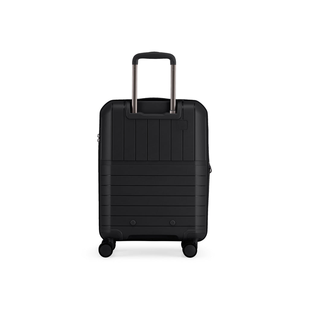 Bridgetown carry-on luggage, durable hard shell suitcase with smooth multi-directional wheels and telescopic handle — view 3